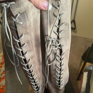 Knee high tall tan Torrid boots